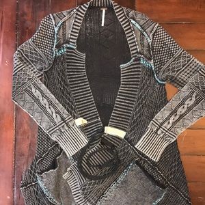 Free People Stitched Cardigan